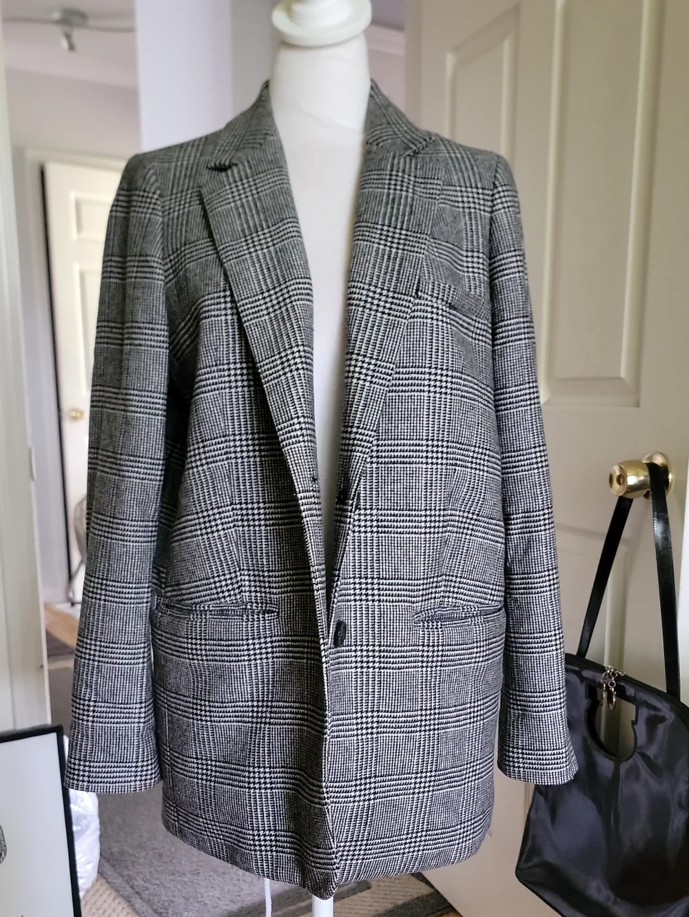 Everlane Black Button Detail Blazer - Picture 1 of 10